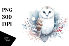 Simple Washed Owl, Transparent PNG Product Image 1