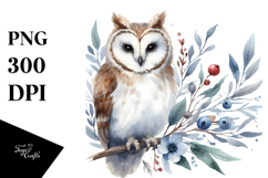 Simple Washed Owl, Transparent PNG Product Image 1