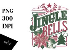 Retro Jingle Bells Clipart PNG Product Image 5