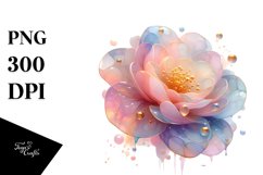 Shiny Camellia, Pastel PNG Product Image 3