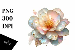 Shiny Camellia, Pastel PNG Product Image 3