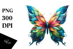 Vibrant Abstract Butterfly PNG Product Image 3
