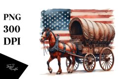 Sublimation Vintage Rusted Horse Wagon Product Image 3