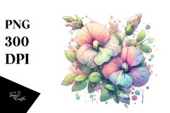 Glossy Wooden Sweet Pea PNG Product Image 3