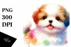 Colorful Vibrant Dog PNG Product Image 3