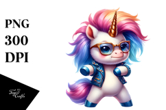 Jumping Baby Owl with Cool Haircut, Excited PNG Product Image 1