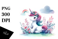 Cute Baby Unicorn in Halloween Costume | Clipart Product Image 3