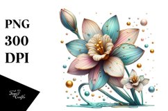 Detailed Shiny Narcissus with Metallic Insertions | Product Image 3