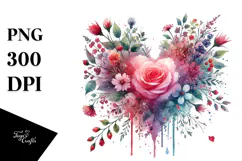 Colorful Heart, Transparent PNG Product Image 1