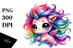 Cute Unicorn, PNG Product Image 1