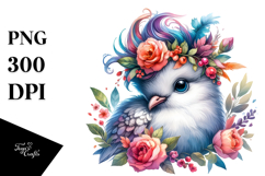 Aggressive Baby Dove Watercolor Product Image 1