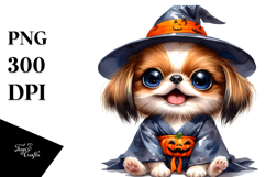 Enthusiastic Baby Japanese Chin PNG Product Image 1