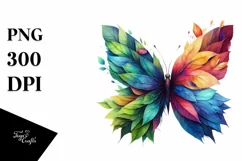a Vibrant Plant Butterfly PNG Product Image 3