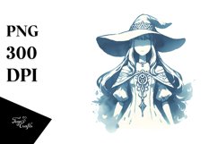 Washed Watercolor Simple Image Sorceress | Product Image 1
