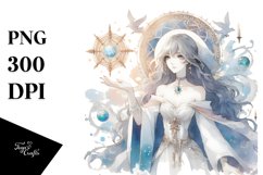 Washed Watercolor Simple Image Sorceress | Product Image 1