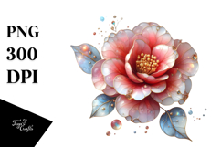 Camellia, Artistic PNG Product Image 1
