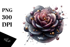 Glossy Rose PNG Product Image 1