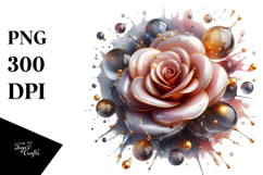 Glossy Rose PNG Product Image 1