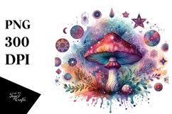 Vibrant Magical Mushroom Tarot Product Image 1