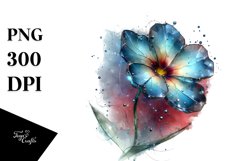 Primrose of Material with Metallic Insertions |Watercolor Product Image 1