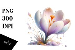 Glossy Crocus with Metallic Insertions | Sublimation | Product Image 1