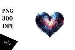 Heart Digital Painting PNG Product Image 1