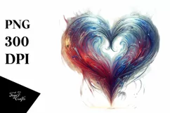 Simple Digital Painting Heart PNG Product Image 1