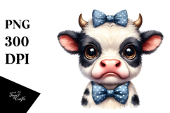 Funny Baby Cow PNG Product Image 1
