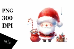 Cute Retro Christmass Gnomes PNG Product Image 3