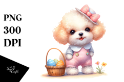 Easter Poodle PNG Product Image 1