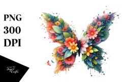 Vibrant Abstract Butterfly PNG Product Image 1