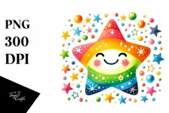 Smiling Pinkish Sun, Transparent PNG Product Image 1