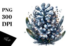 Detailed Hyacinth Watercolor Clipart Product Image 1