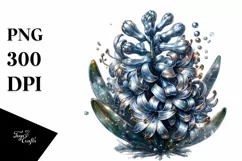 Detailed Hyacinth Watercolor Clipart Product Image 1