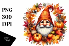 Vibrant Autumn Gnome, High-Res PNG Product Image 3