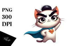 Cute Kitten with Side-Eye, Transparent PNG Product Image 1