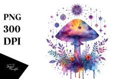 Magical Celestial Mushroom PNG Product Image 1