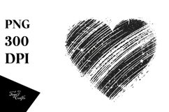 Distressed Heart PNG Product Image 1