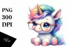 Cute Baby Unicorn | Sublimation | Clipart Product Image 3