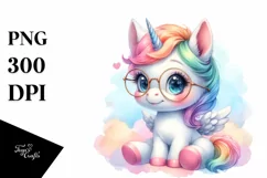 Cute Baby Unicorn | Sublimation | Clipart Product Image 3