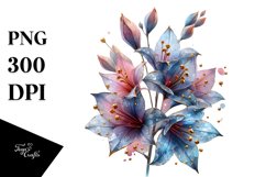 Glossy Lobelia | Clipart Product Image 1