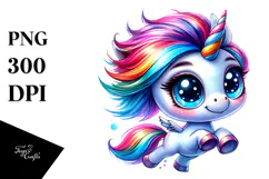 Cute Unicorn, Transparent PNG Product Image 1