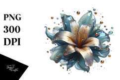 Abstract Lobelia, Transparent PNG Product Image 1