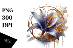 Abstract Lobelia, Transparent PNG Product Image 1