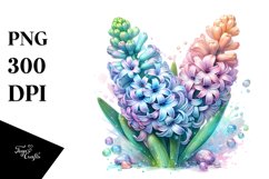 Detailed Pastel Glossy Hyacinth PNG Product Image 3
