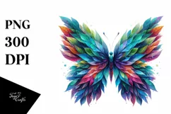 Vibrant Plant Butterfly PNG Product Image 3