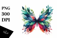 Vibrant Plant Butterfly PNG Product Image 1