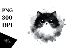 Funny Werewolf Watercolor PNG Product Image 1