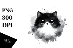 Funny Werewolf Watercolor PNG Product Image 1