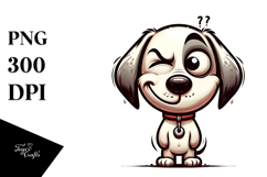 Silly Puppy Vector Art PNG Product Image 1
